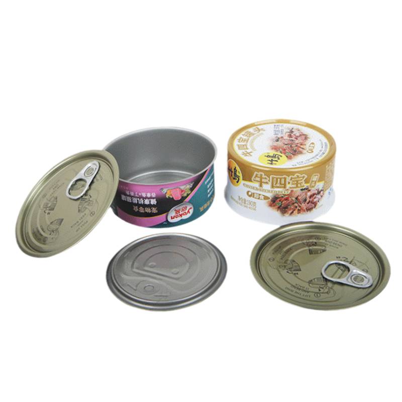 Spot Direct Selling Circular Metal Ring Pull Tin Can,Canned Seafood Tin Cans For Food,Canned Poultry Cans Box